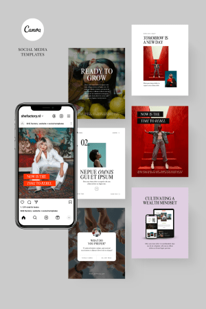 Luna Rebel Canva Bundel