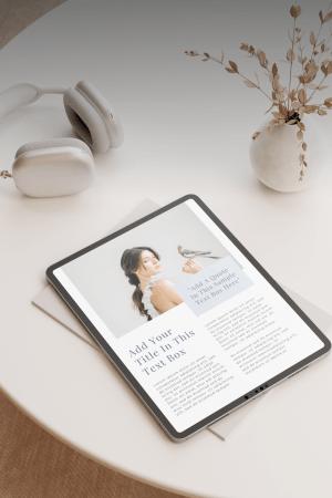 Emily- E-book / Magazine / Workbook Templateset