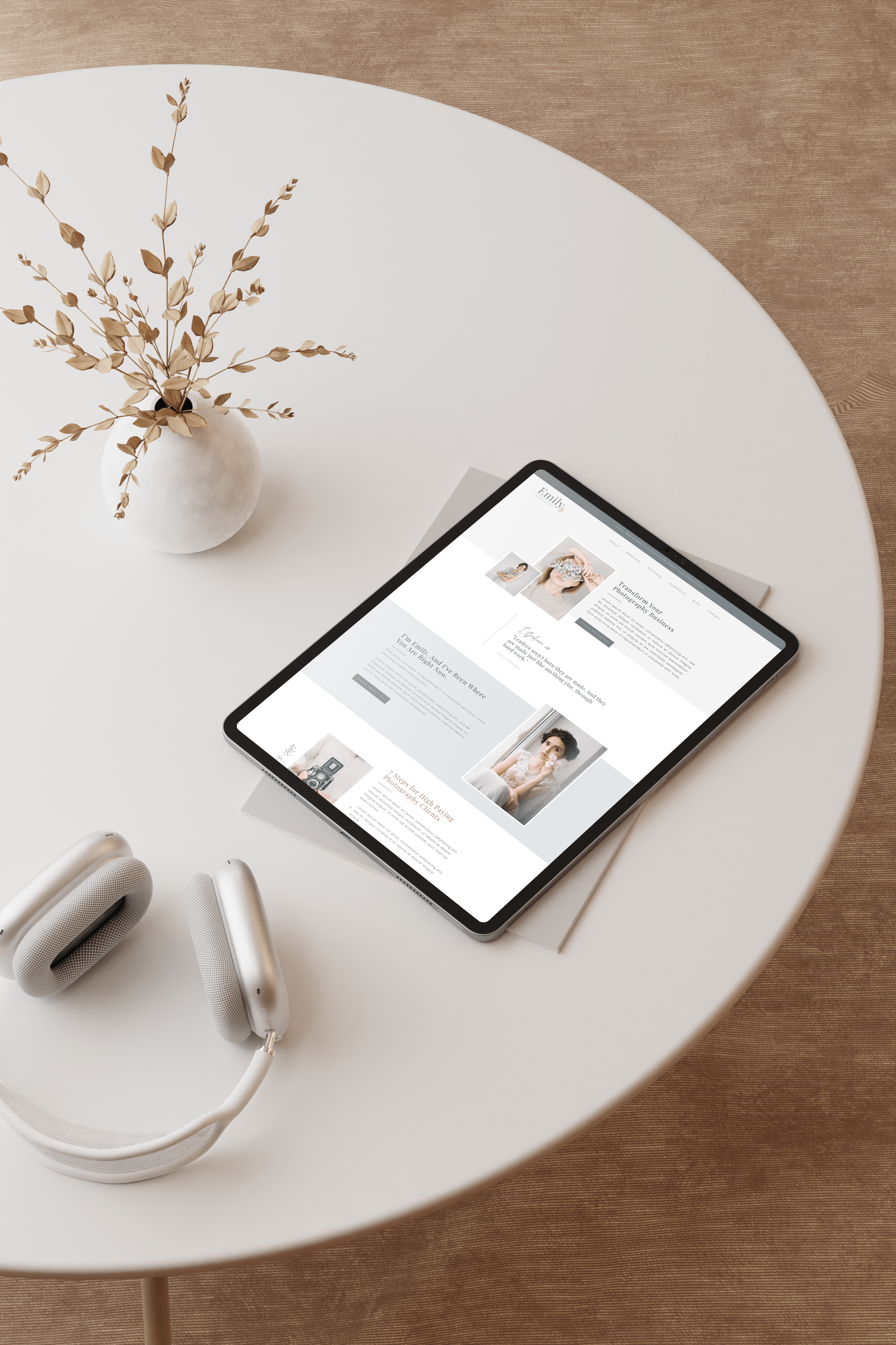 Mockup she factory Emily thema