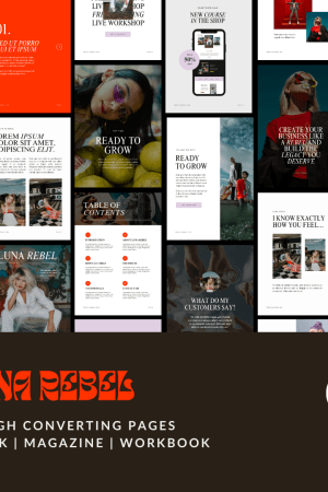 Luna Rebel - 40 pages  E-Book | Magazine | Workbook